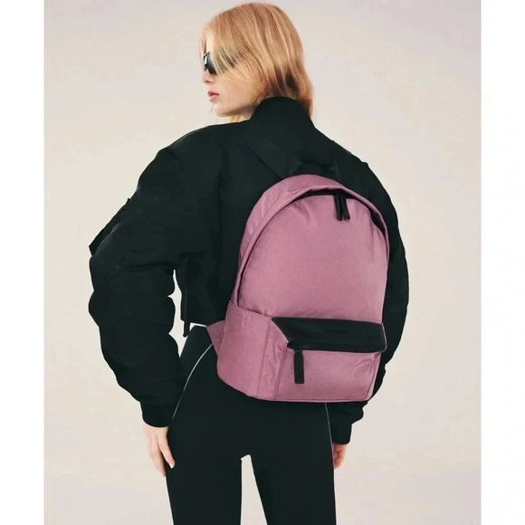 NWT Free People Transience Flight Nylon Backpack Mauve Pink - Picture 11 of 12